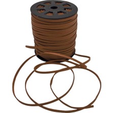 Angel Çanta Aksesuar 4 mm Sütlü Kahve Renk Suni Deri Ip 5 Metre