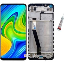 SDT Redmi Note 9  Ekran Dokunmatik Çıtalı (Siyah) B7000 Yapıştırıcı