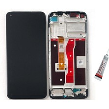 SDT Oppo A54  Ekran Dokunmatik Çıtalı (Siyah) B7000 Yapıştırıcı