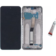 SDT Redmi Note 9 Pro  Ekran Dokunmatik Çıtalı (Siyah) B7000 Yapıştırıcı