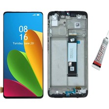 SDT Redmi 9t,m3  Ekran Dokunmatik Çıtalı (Siyah) B7000 Yapıştırıcı