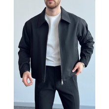 Erkek Özel Premium Seri Düz Model Oversize Kalıp Ceket