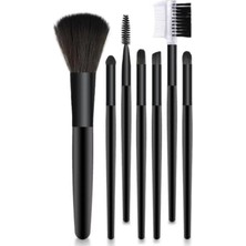 7'li Makyaj Fırça Seti Siyah Renk