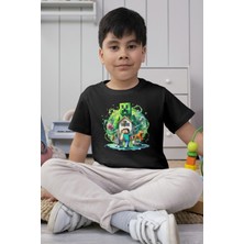 Texclusive Minecraft Çocuk Tişört Siyah Unisex