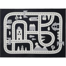 Ikea Markkrypare Çocuk Halısı, Koyu Gri, 74 x 100  cm