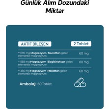 Dr. Henri Magtrio Complex, Magnezyum Içeren Takviye Edici Gıda, 60 Tablet