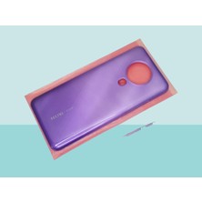 Tkgz Tecno Spark 6 (Ke7) Uyumlu Full Kasa Arka Kapak Batarya Kapağı - Mor
