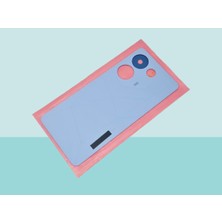 Tkgz Tecno Camon 20 Uyumlu Arka Kapak Batarya Kapağı - MAVİ
