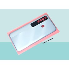 Tkgz Tecno Spark 7 Pro (KF8) Uyumlu FULL KASA Arka Kapak Batarya Kapağı - MAVİ