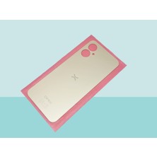 Tkgz Omix X5 Uyumlu Arka Kapak Batarya Kapağı - Gold