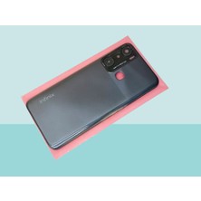 Tkgz Infinix Hot 20i Uyumlu Full Kasa Arka Kapak Batarya Kapağı - Siyah
