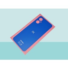 Tkgz Omix X3 Uyumlu Arka Kapak Batarya Kapağı - Mavi