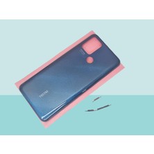 Tkgz Tecno Pova Uyumlu Full Kasa Arka Kapak Batarya Kapağı - Koyu Mavi