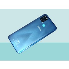 Tkgz Infinix Smart 5 Uyumlu Full Kasa Arka Kapak Batarya Kapağı - Mavi