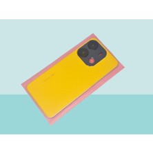 Tkgz Tecno Spark Go 2023 Uyumlu Full Kasa Arka Kapak Batarya Kapağı - Sarı