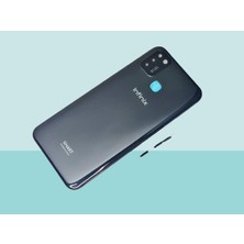 Tkgz Infinix Smart 5 Uyumlu FULL KASA Arka Kapak Batarya Kapağı - SİYAH