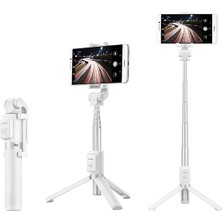 Travel Tripod Kablosuz Bluetooth Selfie Çubuğu