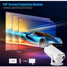 Tasinabilir Sinema Projektörü 4K Ev Sinemasi Bluetooth Android 11