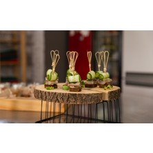 Bambu Kalp Kürdan, Kokteyl Kürdan, 9  cm