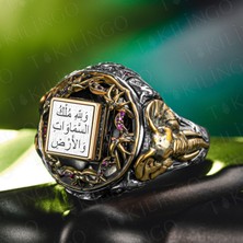 Takılingo 925 Ayar Gümüş Ebabil Model Dualı Erkek Yüzük