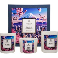 Tokyo Konseptli Kokulu Mum Seti
