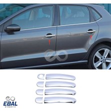 Ebal Oto Skoda Fabia Mk2 Krom Kapı Kolu 2008 Üzeri Paslanmaz Çelik