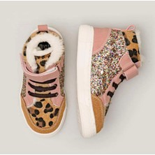 Merli&rose Shine Peluşlu Bot Leopar