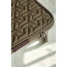 Aggu Bebe Apple & Matepad & Galaxy Tablet Kılıfı & Laptop Çantası 11" - 12'' - 13'' - 14'' - 15'' - 16'' Inç Uyumlu Kapitoneli Omuz Askılı