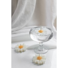 Mumbi 3`lüset Suda Yüzen Papatya Mum | Tealight | Düğün, Nişan, Nikah, Kına,  Mum