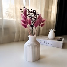 Bliss Beam Candle Decoration Dekoratif Şerit Desenli Minimal Vazo