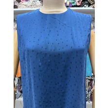Zeynep Butik Efraze Önü Taşlı Şifon Detaylı Ipek Penye Içlik Tunik 404 1649