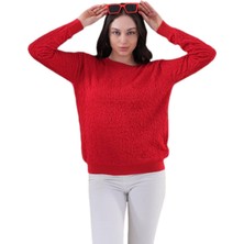 Kadın Bisiklet Yaka Büzgülü Kazak 12833 BGL-ST04228