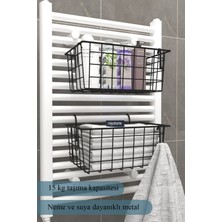 Moniev 2'li Asılabilir Havlupan Düzenleyici Havluluk Banyo Düzenleyici Havlu Kurutma Asılabilir Havluluk