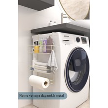 Moniev Buzdolabı Düzenleyici Çamaşır Makinesi Organizer Yapışkanlı Dolap Düzenleyici Banyo Mutfak Organizer