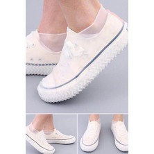 Silikon Yağmur Koruyucu Ayakkabı Kılıfı Kaymaz Su Kir Geçirmez Large (34-39)