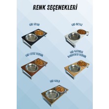 Kedi ve Köpekler Için Sağlıklı Yeme Standı, %10 Eğimli Tasarım ve Kaymaz Ayaklar