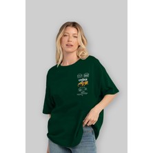 Ankhises Mını Cooper 1 Ön Sol Baskılı Oversize T-Shirt Erkek Kadın Unisex  Pamuk Bisiklet Yaka Tişort