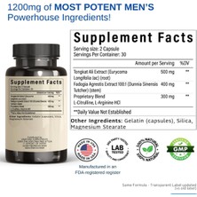 Vİnatura Tongkat Alı & Fadogia Agrestis - 1200MG, L-Citrulline And L-Arginine, 60 Capsul.made In Usa