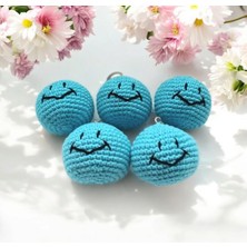 Mady Toyss Amigurumi Gülen Yüz Anahtarlık 1 Adet Fiyatıdır