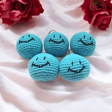 Mady Toyss Amigurumi Gülen Yüz Anahtarlık 1 Adet Fiyatıdır