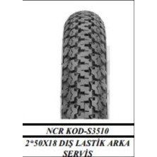 Motorcu Aziz Aslan Dış 2*50*18 Arka Tip Servis