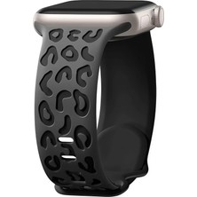 Dexmon Watch 10 42MM 6 7 8 9 Se Uyumlu 38-40-41MM Leopar Desenli Silikon Spor Kordon