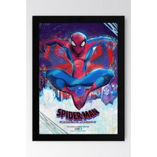 Spider Man Across The Spider Verse Çerçeveli Tablo - Örümcek Adam Fim Posteri Tablo