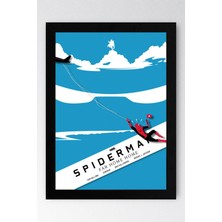 Spider Man Çerçeveli Tablo - Örümcek Adam Fim Posteri Tablo