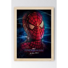 Spider Man Çerçeveli Tablo - Örümcek Adam Eve Dönüş Yok Fim Posteri Tablo