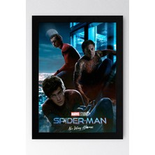 Spider Man No Way Home Çerçeveli Tablo - Örümcek Adam Eve Dönüş Yok Fim Posteri Tablo