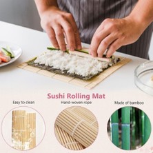 Çok Amaçlı Bambu Sushi Matı 3 Adet
