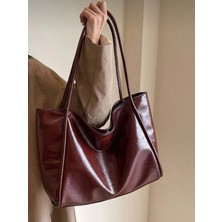 Çakıl Collection Kadın Salaş Model Vintage Shooper El ve Omuz Çantası