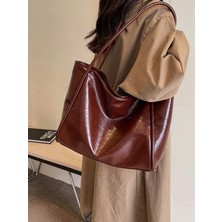 Çakıl Collection Kadın Salaş Model Vintage Shooper El ve Omuz Çantası