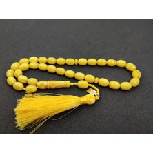 İskeçe Tesbih Zeyn Usta Eseri Çift Kat Cila Kuru Torna Kanayan Bağa Sertifikalı 7034